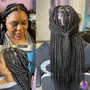 Smedium 2 Strand Twists w/Natural Hair