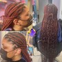 Knotless Smedium Box Braids