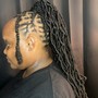 Extended Loc two strand twists short to medium length