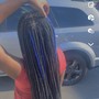 Straight back braids 5-8 hair included