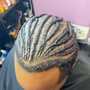 Men Braids with designs