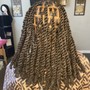 Traditional sew in with leave out