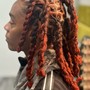 Loc maintenance and curls