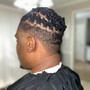 Mens Braids, Men's Taper Cut