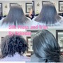 Silk Press with deep conditioner