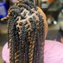 Loc Retwist with 2 Strand Twists