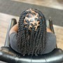 Loc Retwist with 2 Strand Twists