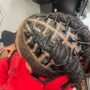 Kid's Cornrows with Design