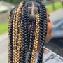 2-4 Feed In Braids