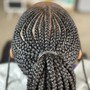 Mohawk with twists or braids