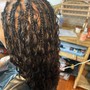 Medium Knotless Braids