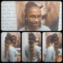 Gel Twist/Two Strand Twist (twist out)