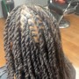 Human hair custom Loc Extensions