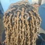 Starter locs on natural hair (coil or twist)