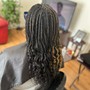 Smedium Traditional Box Braids(Hair Included- 1B Only)