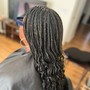 Smedium Traditional Box Braids(Hair Included- 1B Only)