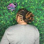 (Adult) Loc Retwist (Top with Shaved side)