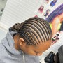 Mid back Senegalese twist