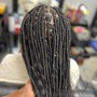 Mid back Senegalese twist