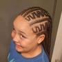 Tapered Hair Cornrows (Sides Gone!)