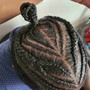 Tapered Hair Cornrows (Sides Gone!)