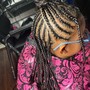 Kid's Cornrows Braids ( no hair added)