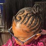 Kid's Cornrows Braids ( no hair added)