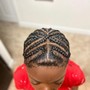 Kid's Braids, Manicure - French