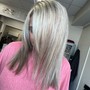 All Over Color(no foils, solid color)  Root Touch Up