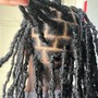 Medium soft locs *butt length*