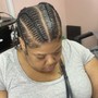 Medium Knotless Braids