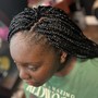 Feed-in Braids, Partial Sew In