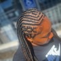 Stitch Braids on Natural Hair