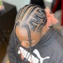 Stitch Braids on Natural Hair