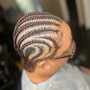 Large Knotless Braids