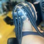 Large Knotless Braids