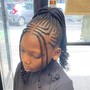 Mid back Senegalese twist