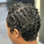 Shampoo and Style natural hair