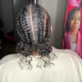 Feed-in-braids