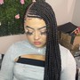 Tribal braids waist length