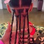 Medium Knotless Braids