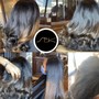 SILK PRESS + EXTENDED NATURAL PONYTAIL|HAIR INCLUDED