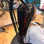 Med knotless Braids