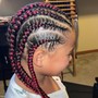 005. Kid's Cornrow Braids (No added hair)