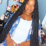 Medium Distressed Locs(Waist length)