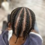 Knotless braids