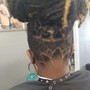 Hair cut and Finger Coils