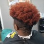 Hair cut and Finger Coils