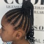 Kid's 6- 8 Feed- in Braids