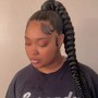 Ponytail w / Rapunzel Inspired Braid